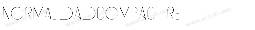 NormalidadCompact Re字体转换